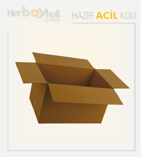 20x15x15 Cm Acil Koli - Acil koli, hızlı ve güvenilir taşıma hizmeti sağlayarak acil durumlarda gönderilerin hızlı bir şekilde paketlenip taşınmasını sağlayan bir hizmettir.